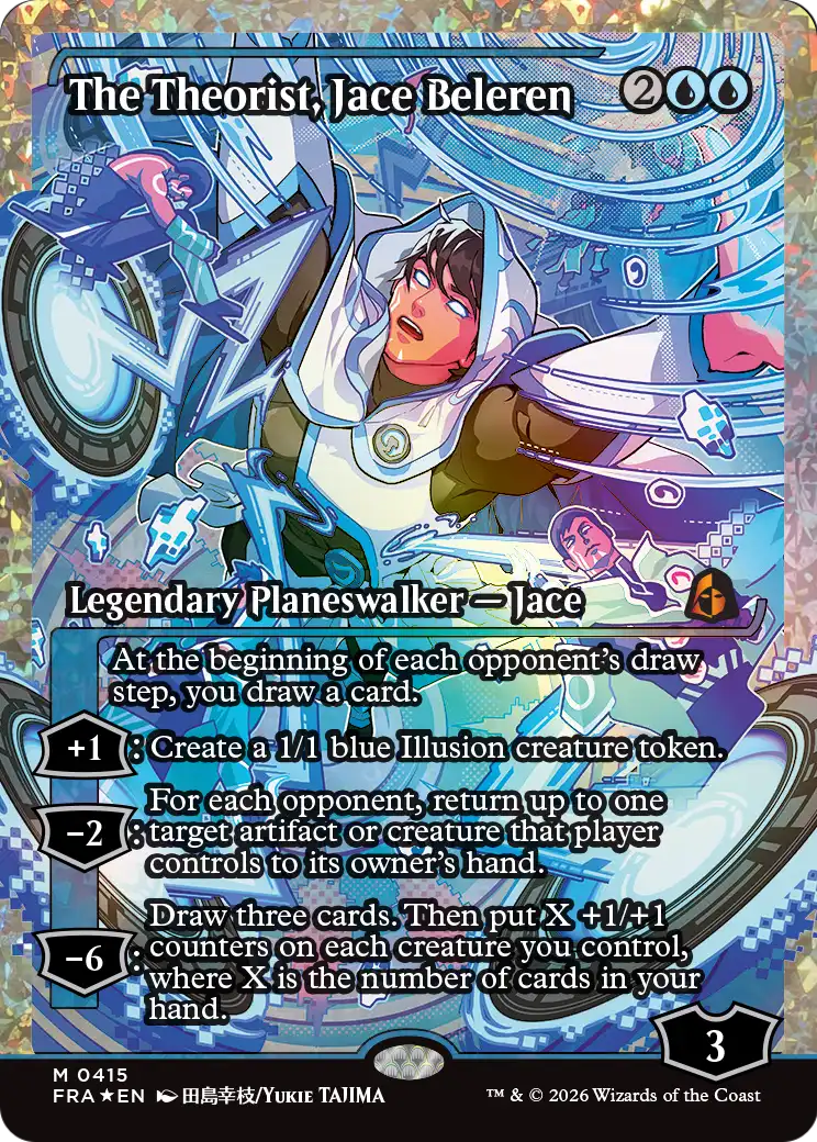 The Theorist, Jace Beleren (Showcase) (Fracture Foil) [Reality Fracture] | Shuffle n Cut Hobbies & Games