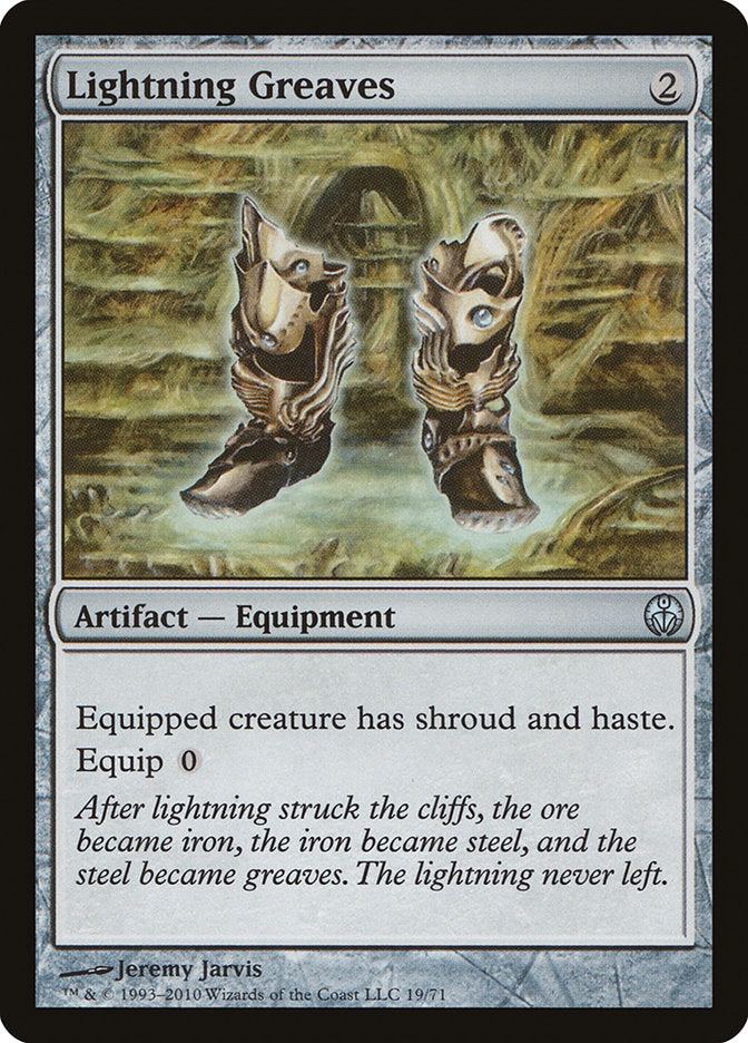 Lightning Greaves [Duel Decks: Phyrexia vs. the Coalition] | Shuffle n Cut Hobbies & Games