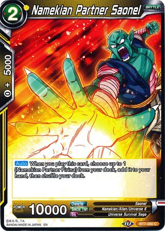 Namekian Partner Saonel (BT7-090) [Assault of the Saiyans] | Shuffle n Cut Hobbies & Games