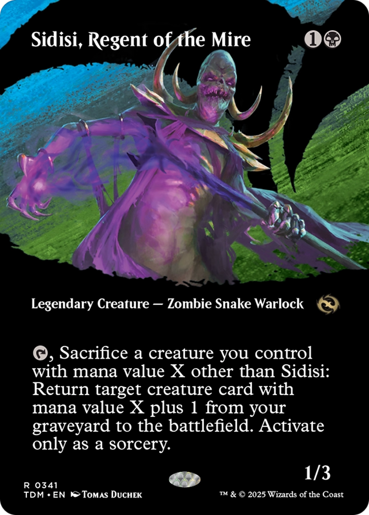 Sidisi, Regent of the Mire (Borderless) [Tarkir: Dragonstorm] | Shuffle n Cut Hobbies & Games