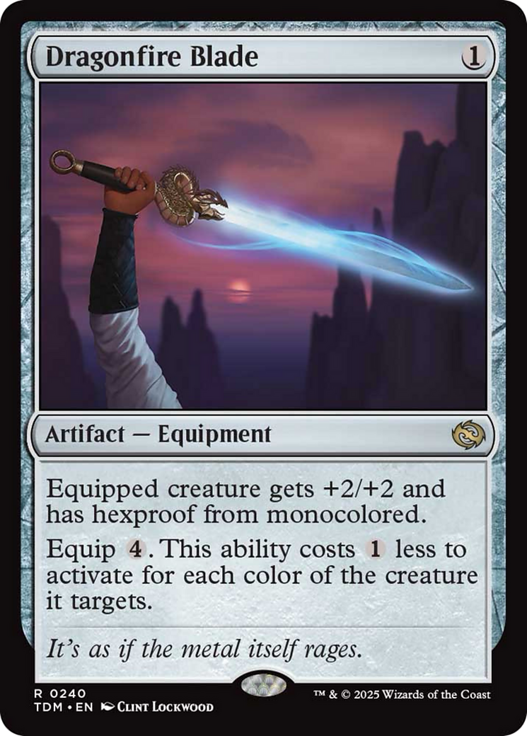 Dragonfire Blade [Tarkir: Dragonstorm] | Shuffle n Cut Hobbies & Games