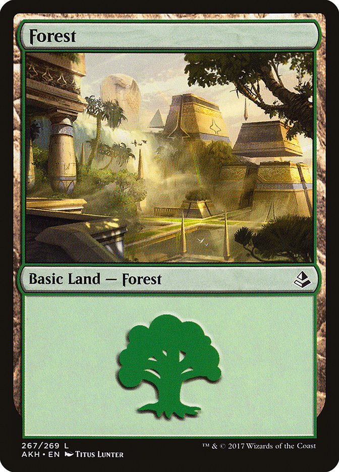 Forest (267) [Amonkhet] | Shuffle n Cut Hobbies & Games