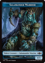 Salamander Warrior // Zombie Druid Double-Sided Token [Tarkir: Dragonstorm Commander Tokens] | Shuffle n Cut Hobbies & Games