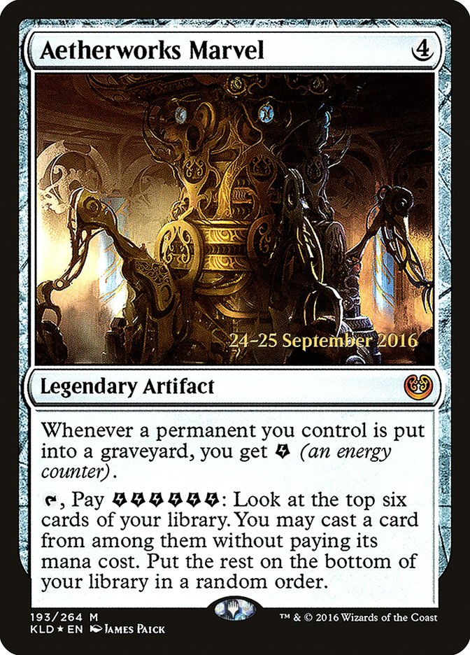 Aetherworks Marvel [Kaladesh Prerelease Promos] | Shuffle n Cut Hobbies & Games