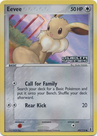Eevee (69/113) (Stamped) [EX: Delta Species] | Shuffle n Cut Hobbies & Games