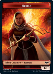 Insect // Human (010) Double-Sided Token [Innistrad: Crimson Vow Tokens] | Shuffle n Cut Hobbies & Games
