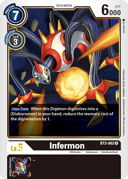 Infermon [BT2-062] [Release Special Booster Ver.1.0] | Shuffle n Cut Hobbies & Games