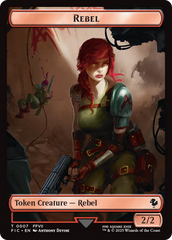 Soldier // Rebel Double-Sided Token [FINAL FANTASY Commander Tokens] | Shuffle n Cut Hobbies & Games