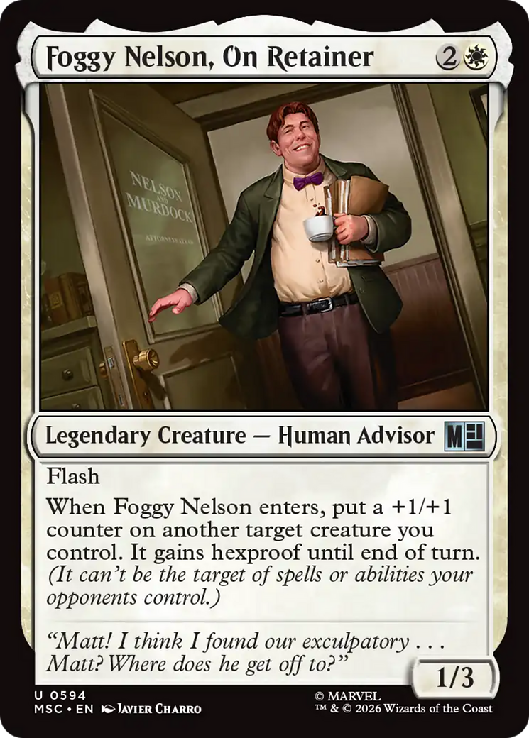 Foggy Nelson, On Retainer [Marvel Super Heroes Commander] | Shuffle n Cut Hobbies & Games