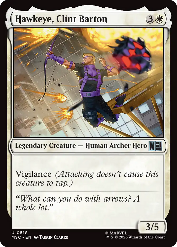 Hawkeye, Clint Barton (0518) [Marvel Super Heroes Commander] | Shuffle n Cut Hobbies & Games