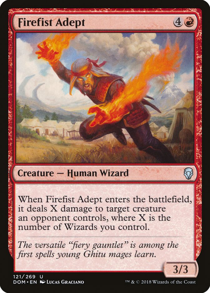 Firefist Adept [Dominaria] | Shuffle n Cut Hobbies & Games