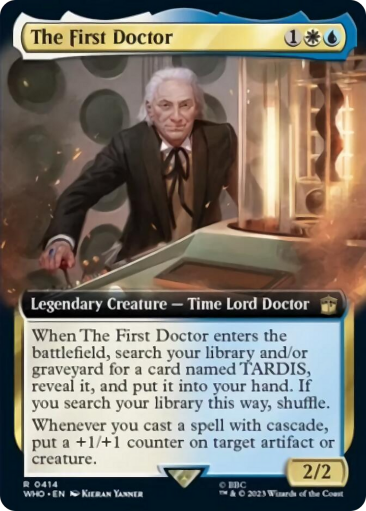 The First Doctor (Extended Art) [Doctor Who] | Shuffle n Cut Hobbies & Games
