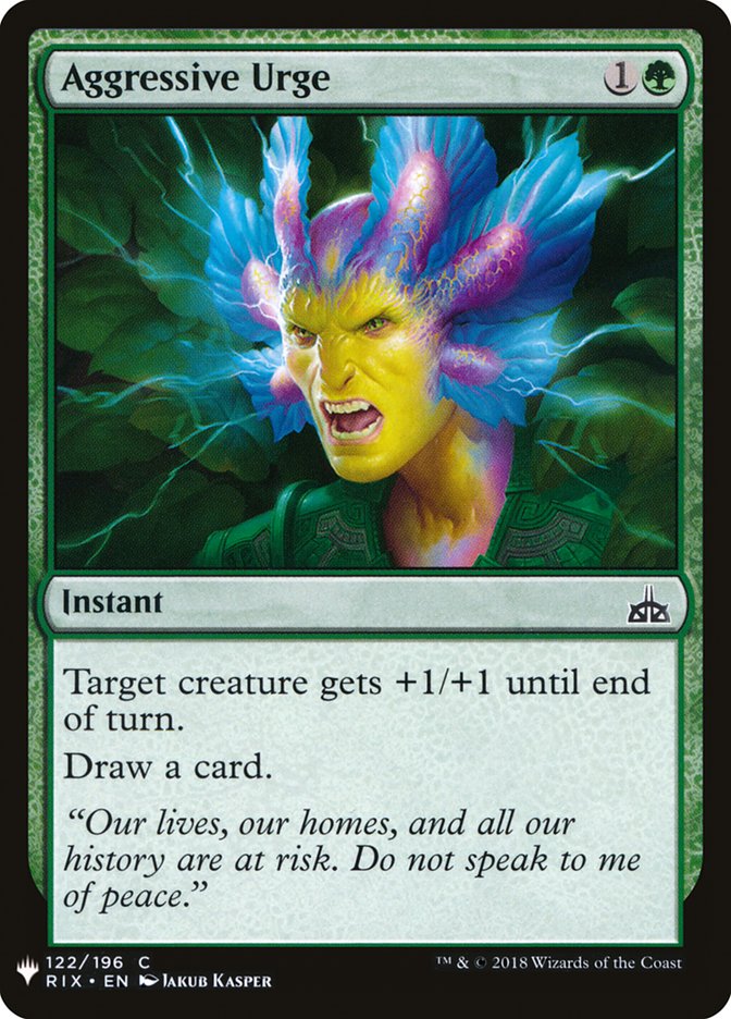 Aggressive Urge [Mystery Booster] | Shuffle n Cut Hobbies & Games