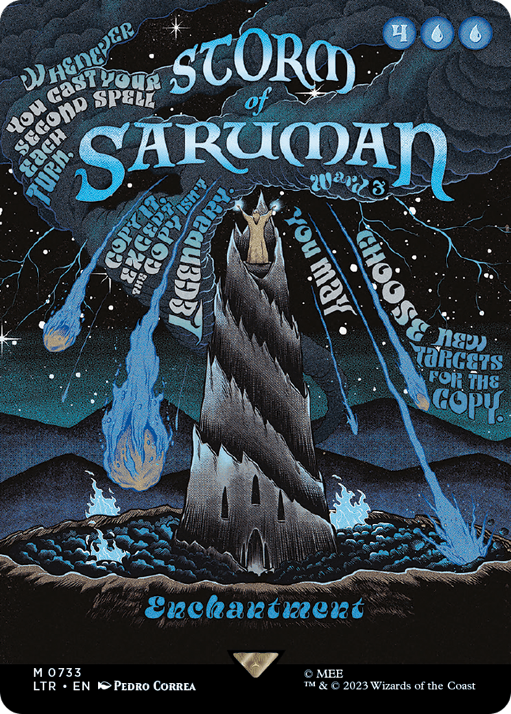 Storm of Saruman (Borderless Poster) [The Lord of the Rings: Tales of Middle-Earth] | Shuffle n Cut Hobbies & Games