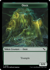 Ooze // A Mysterious Creature Double-Sided Token [Murders at Karlov Manor Tokens] | Shuffle n Cut Hobbies & Games