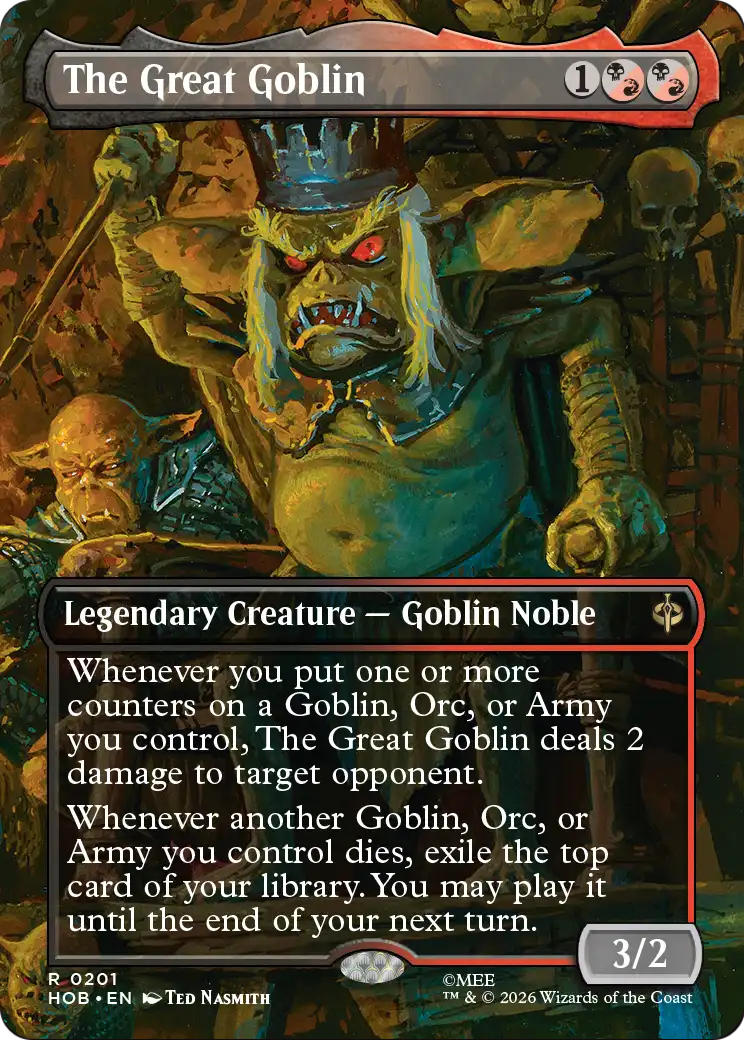 The Great Goblin (Borderless) [The Hobbit] | Shuffle n Cut Hobbies & Games