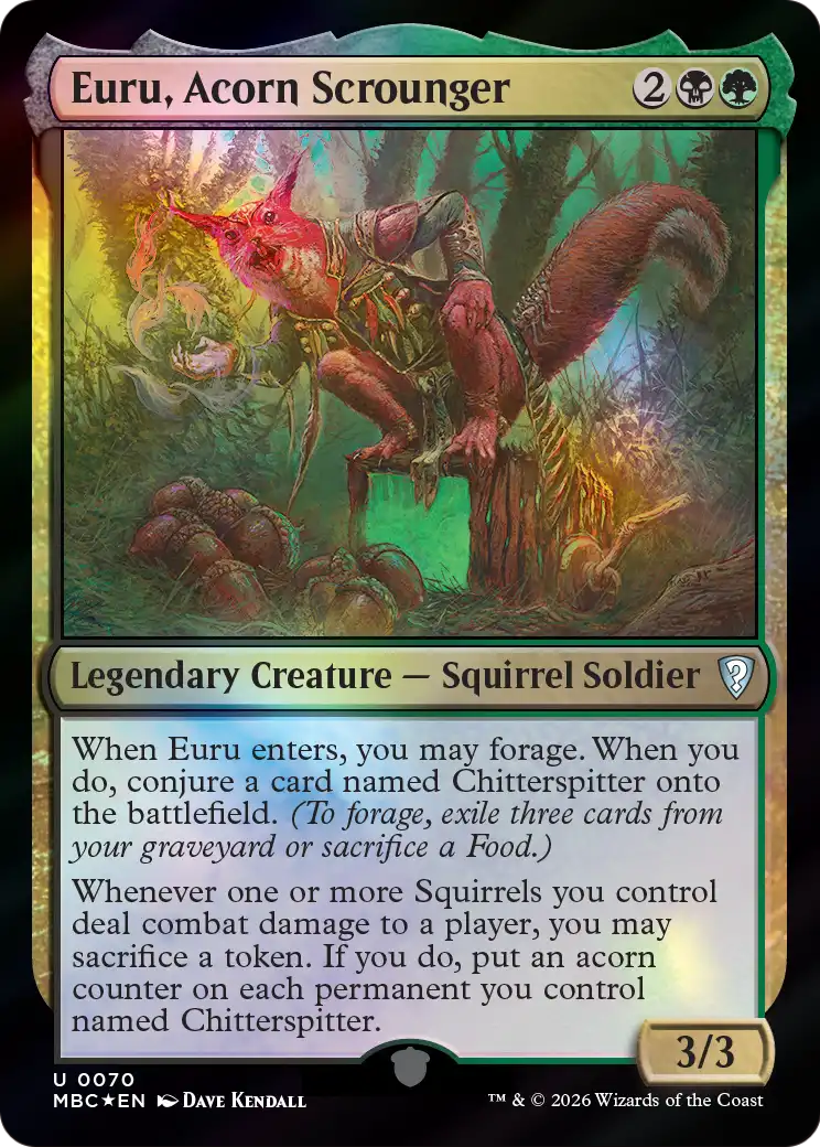 Euru, Acorn Scrounger [Mystery Booster: Commander Edition] | Shuffle n Cut Hobbies & Games