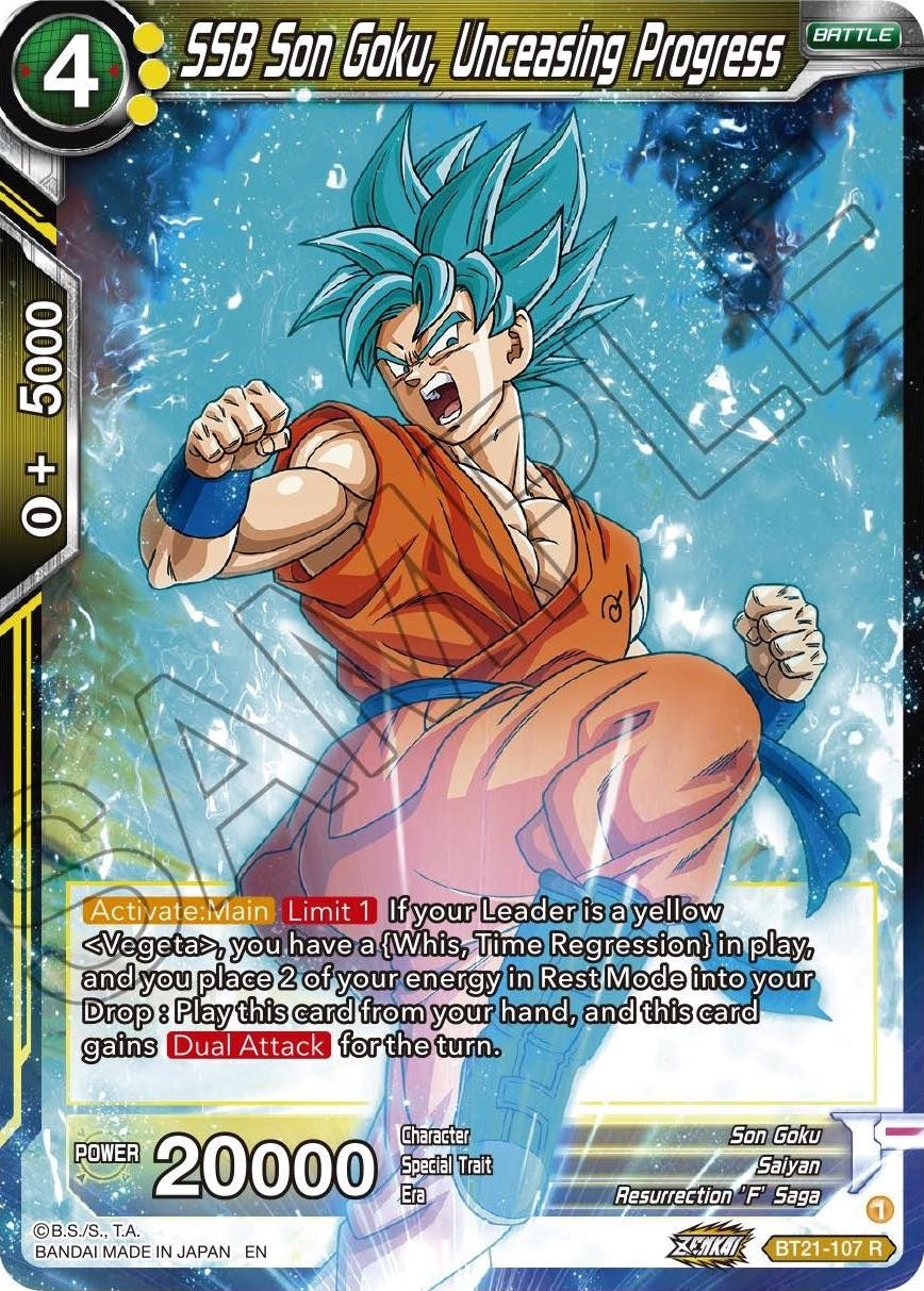 SSB Son Goku, Unceasing Progress (BT21-107) [Wild Resurgence] | Shuffle n Cut Hobbies & Games