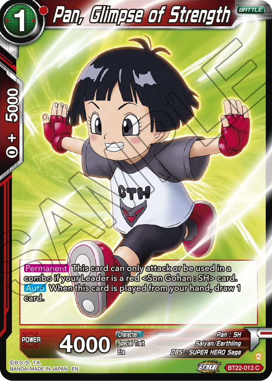 Pan, Glimpse of Strength (BT22-013) [Critical Blow] | Shuffle n Cut Hobbies & Games