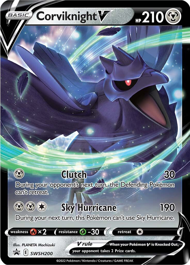 Corviknight V (SWSH200) [Sword & Shield: Black Star Promos] | Shuffle n Cut Hobbies & Games