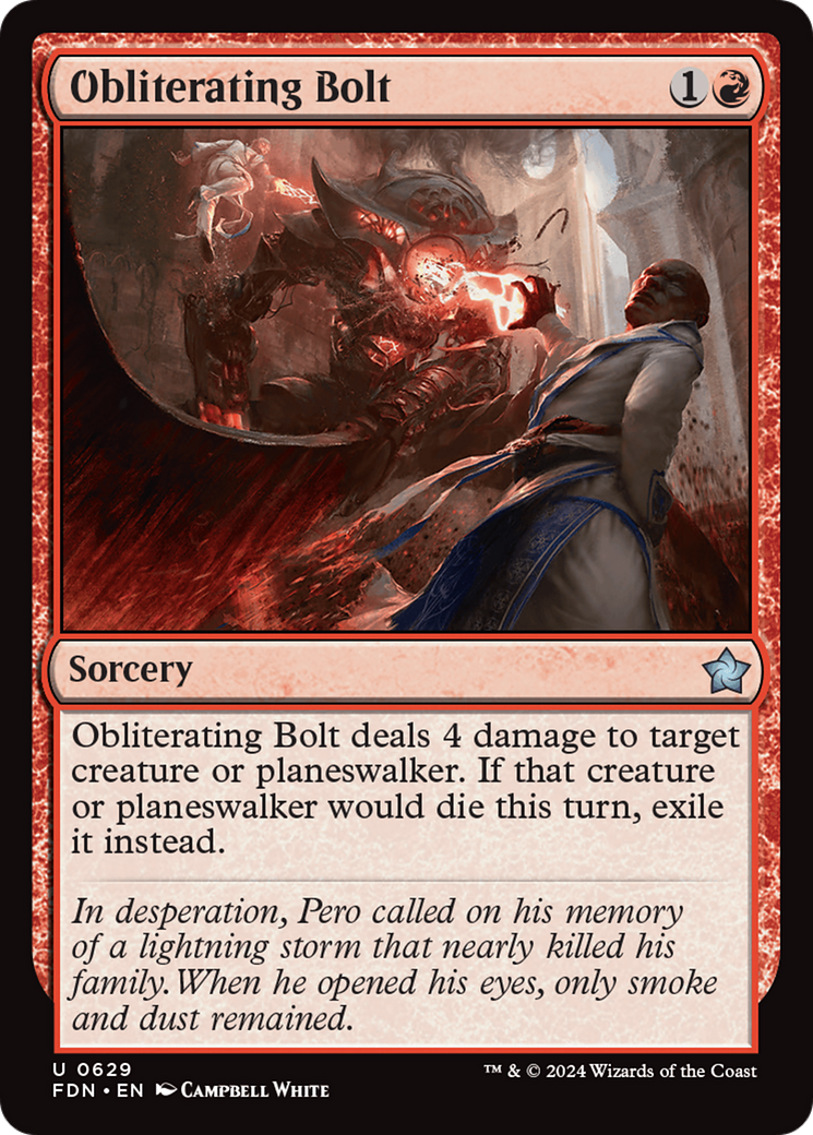 Obliterating Bolt [Foundations] | Shuffle n Cut Hobbies & Games
