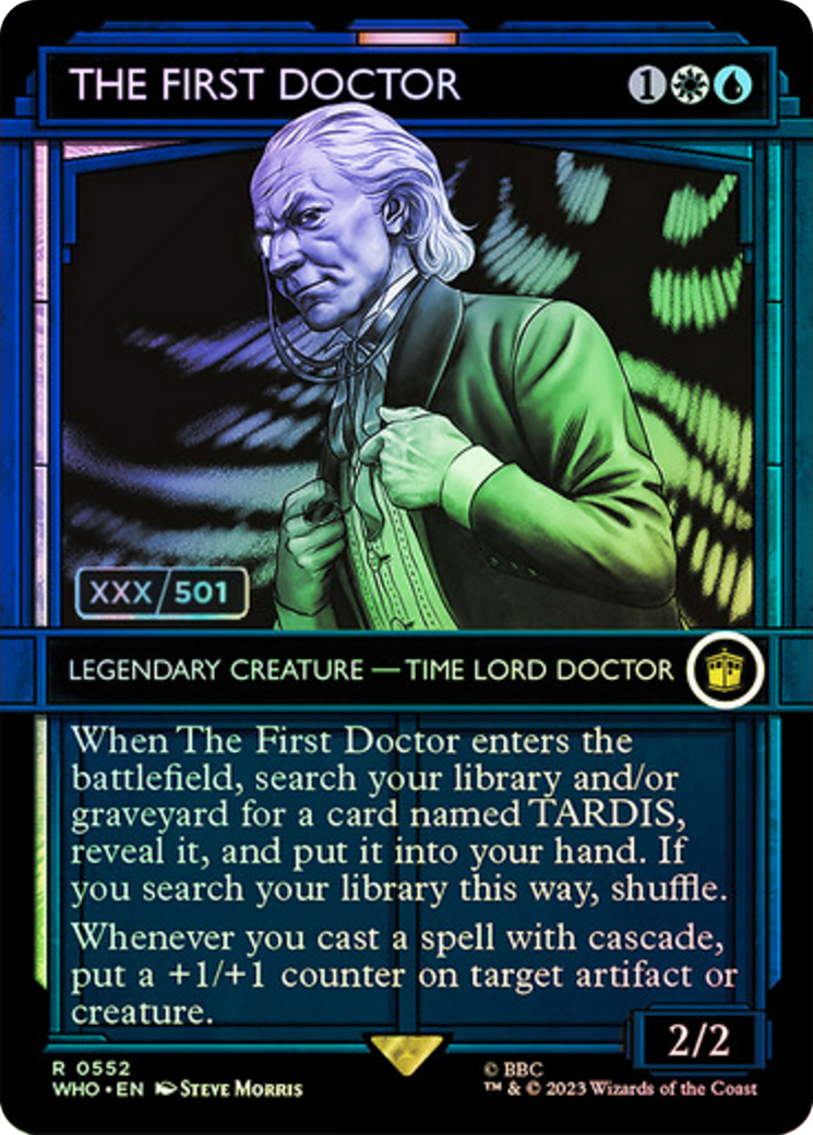 The First Doctor (Serial Numbered) [Doctor Who] | Shuffle n Cut Hobbies & Games