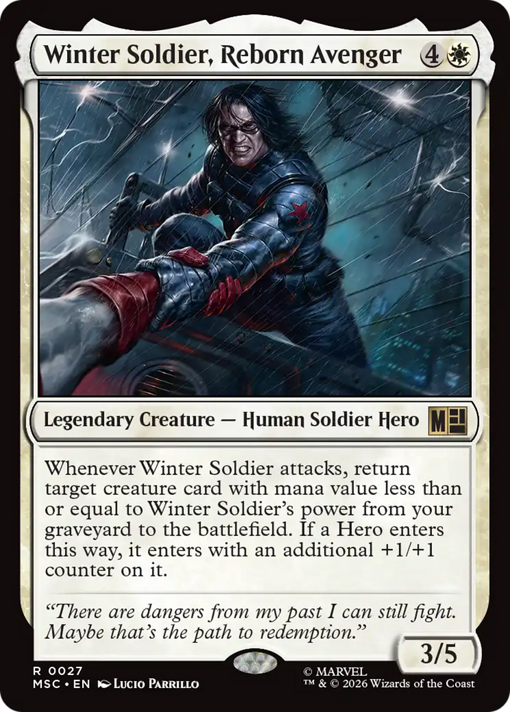 Winter Soldier, Reborn Avenger [Marvel Super Heroes Commander] | Shuffle n Cut Hobbies & Games
