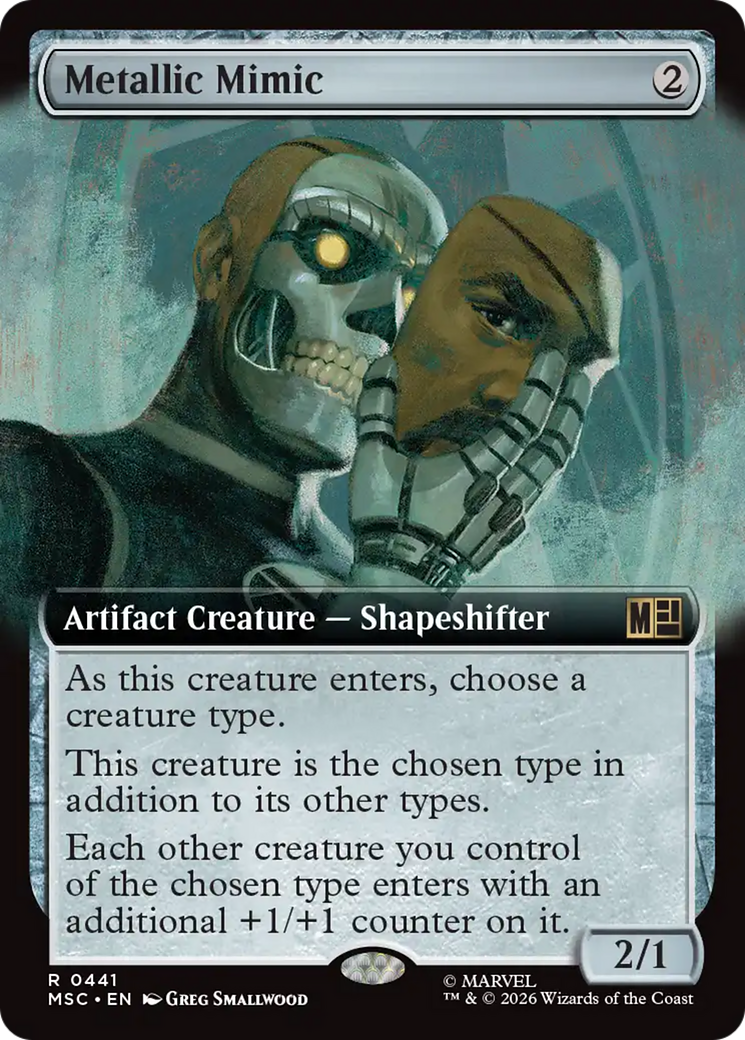 Metallic Mimic (Extended Art) [Marvel Super Heroes Commander] | Shuffle n Cut Hobbies & Games