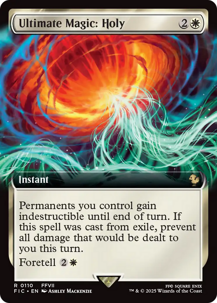 Ultimate Magic: Holy (Extended Art) [FINAL FANTASY Commander] | Shuffle n Cut Hobbies & Games