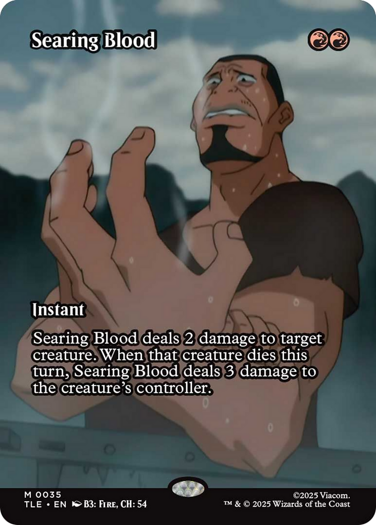 Searing Blood (Borderless) [Avatar: The Last Airbender: Eternal-Legal] | Shuffle n Cut Hobbies & Games