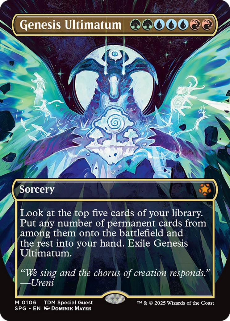 Genesis Ultimatum (Borderless) [Tarkir: Dragonstorm Special Guests] | Shuffle n Cut Hobbies & Games
