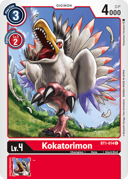 Kokatorimon [BT1-014] [Release Special Booster Ver.1.0] | Shuffle n Cut Hobbies & Games