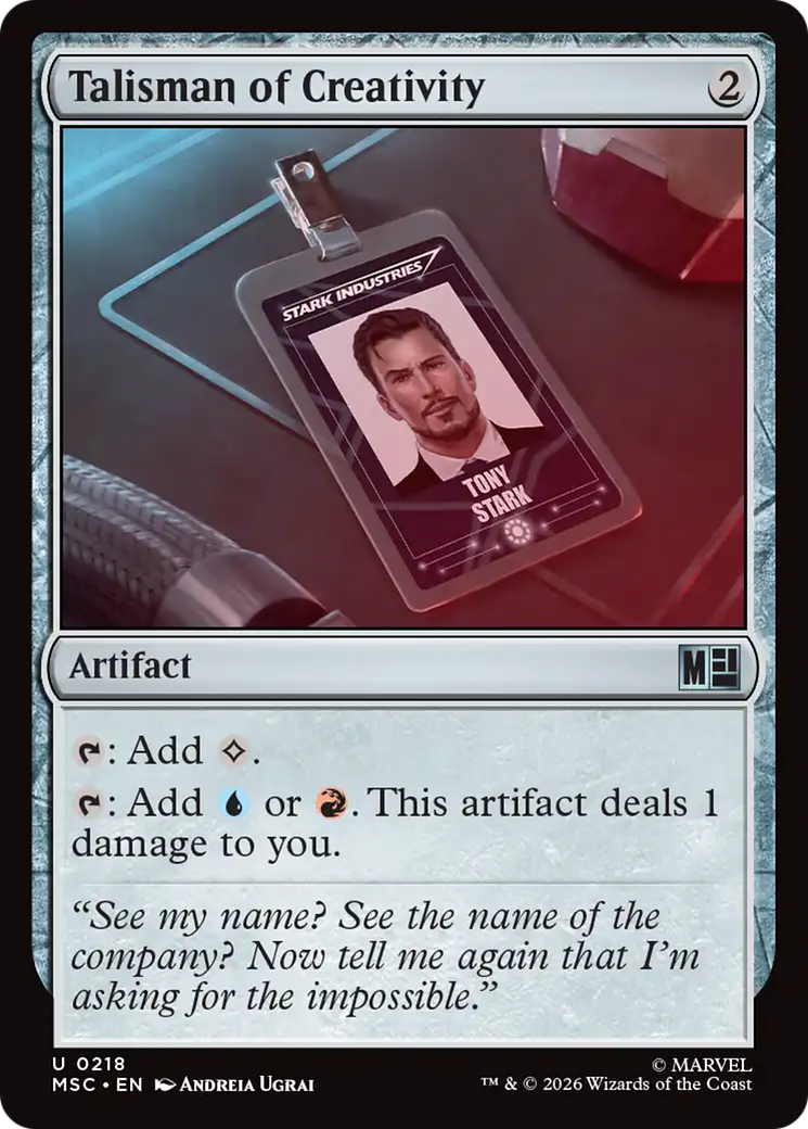 Talisman of Creativity [Marvel Super Heroes Commander] | Shuffle n Cut Hobbies & Games