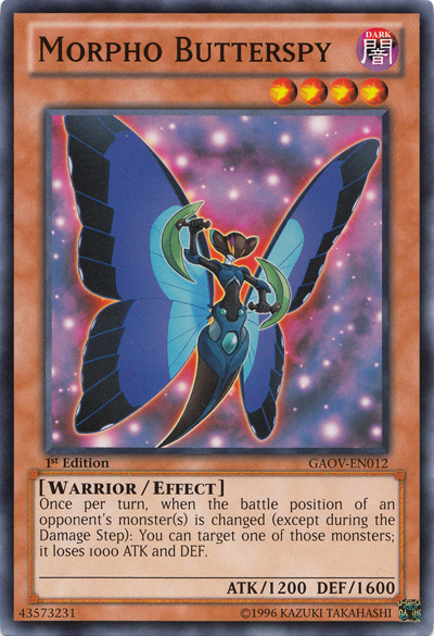 Morpho Butterspy [GAOV-EN012] Common | Shuffle n Cut Hobbies & Games