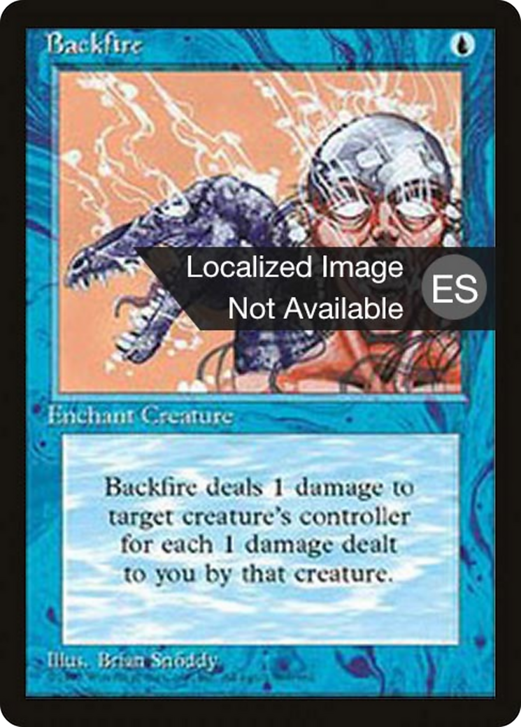 Backfire [Fourth Edition Foreign Black Border] | Shuffle n Cut Hobbies & Games