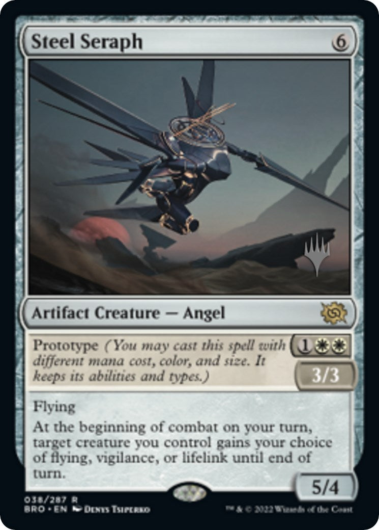 Steel Seraph (Promo Pack) [The Brothers' War Promos] | Shuffle n Cut Hobbies & Games