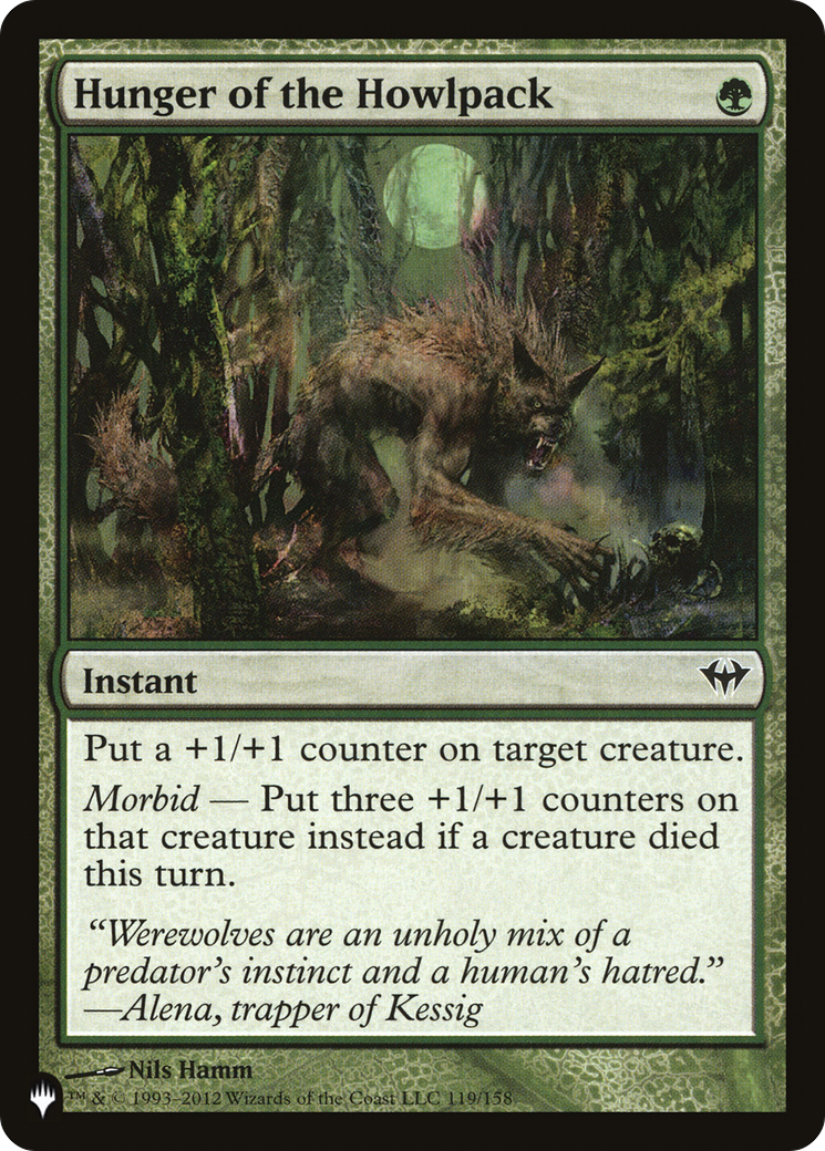 Hunger of the Howlpack [The List] | Shuffle n Cut Hobbies & Games