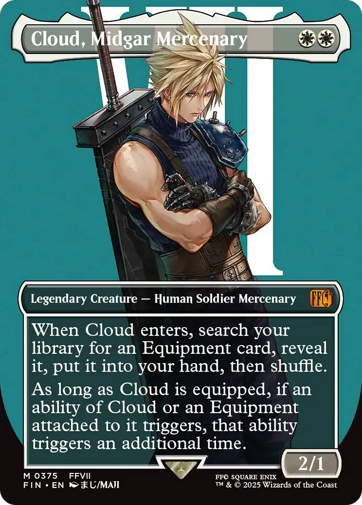 Cloud, Midgar Mercenary (Borderless) [FINAL FANTASY] | Shuffle n Cut Hobbies & Games