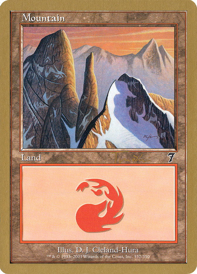 Mountain (jt337) (Jan Tomcani) [World Championship Decks 2001] | Shuffle n Cut Hobbies & Games