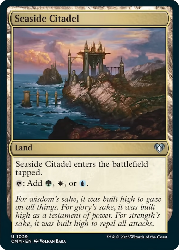 Seaside Citadel [Commander Masters] | Shuffle n Cut Hobbies & Games
