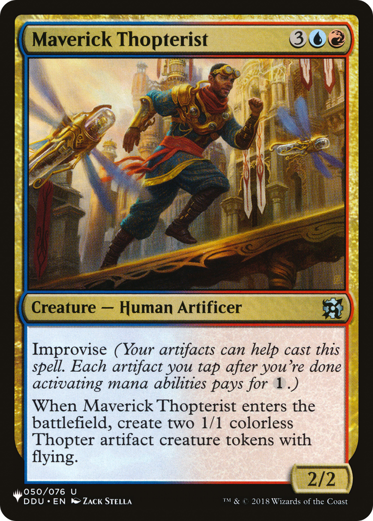 Maverick Thopterist (DDU) [The List] | Shuffle n Cut Hobbies & Games