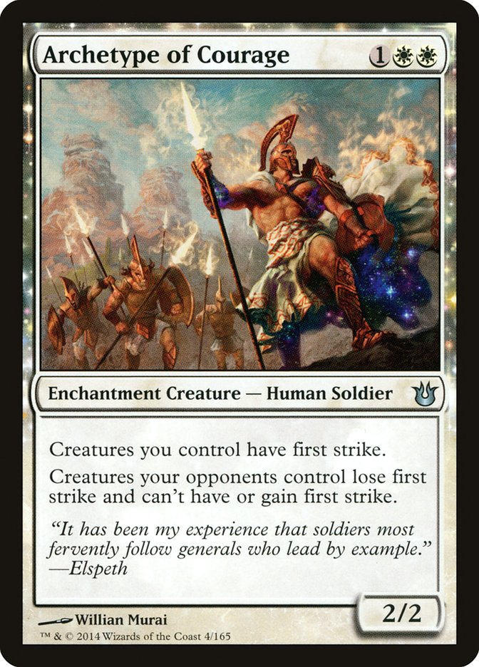 Archetype of Courage [Born of the Gods] | Shuffle n Cut Hobbies & Games