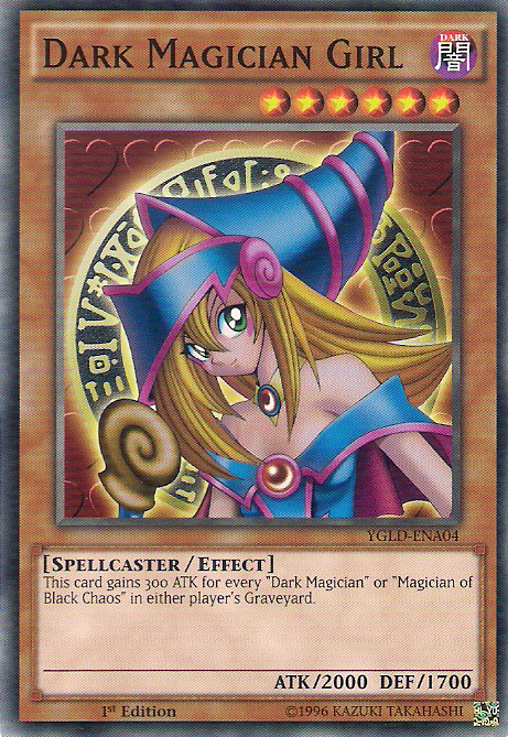 Dark Magician Girl [YGLD-ENA04] Common | Shuffle n Cut Hobbies & Games