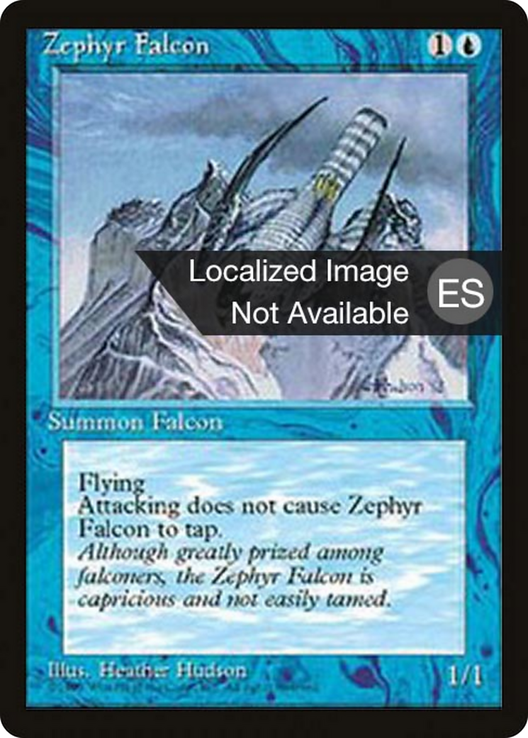 Zephyr Falcon [Fourth Edition Foreign Black Border] | Shuffle n Cut Hobbies & Games