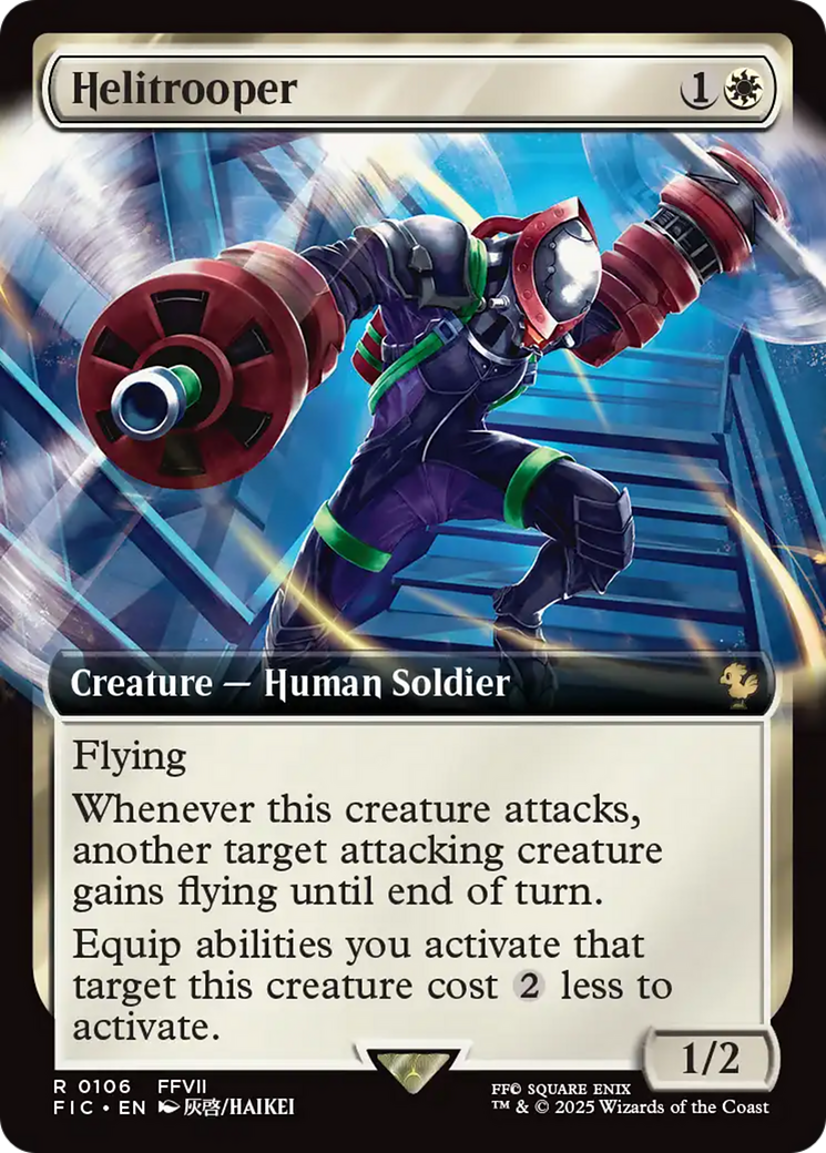 Helitrooper (Extended Art) [FINAL FANTASY Commander] | Shuffle n Cut Hobbies & Games