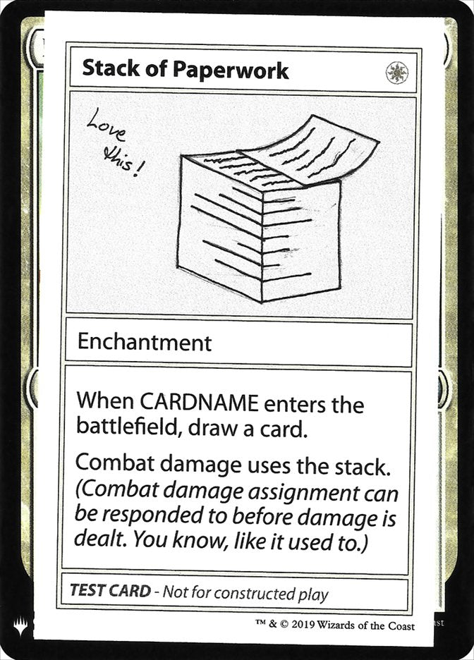 Stack of Paperwork [Mystery Booster Playtest Cards] | Shuffle n Cut Hobbies & Games
