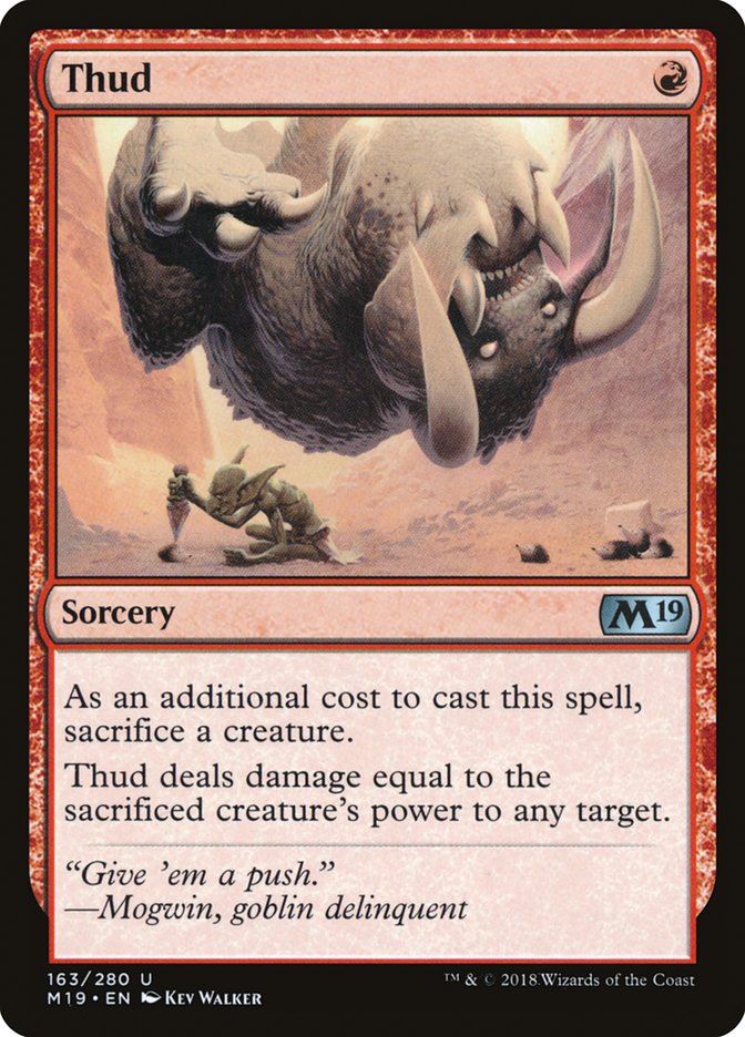 Thud [Core Set 2019] | Shuffle n Cut Hobbies & Games
