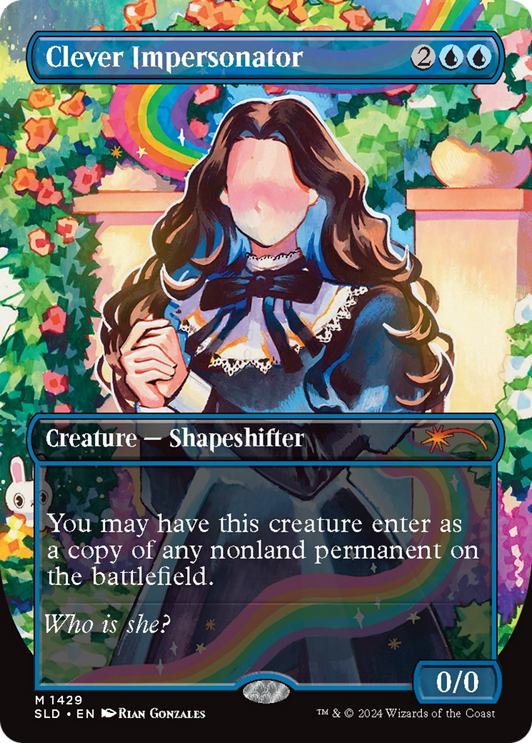 Clever Impersonator (Rainbow Foil) [Secret Lair Drop Series] | Shuffle n Cut Hobbies & Games