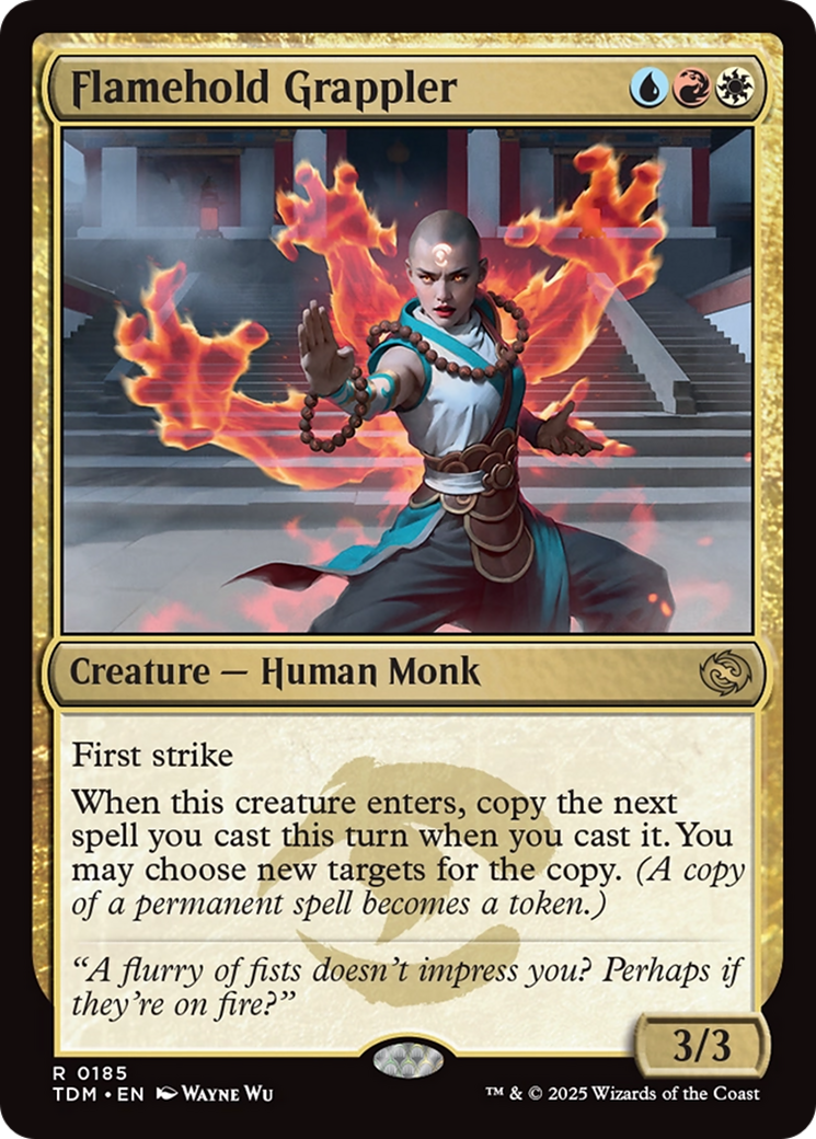 Flamehold Grappler [Tarkir: Dragonstorm] | Shuffle n Cut Hobbies & Games