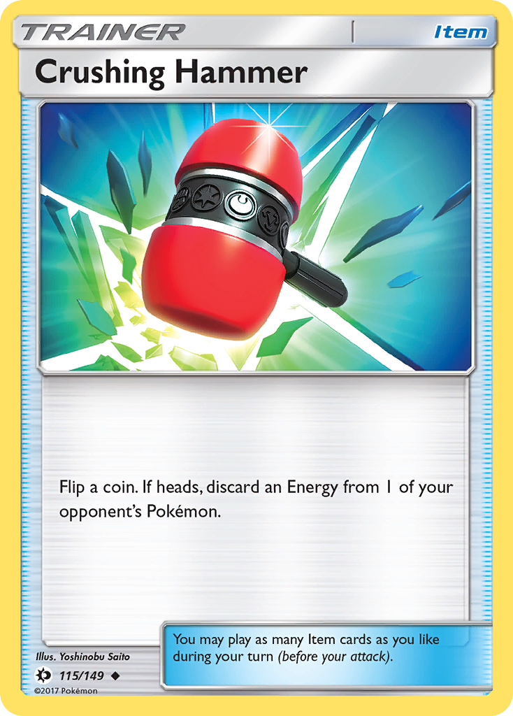 Crushing Hammer (115/149) [Sun & Moon: Base Set] | Shuffle n Cut Hobbies & Games